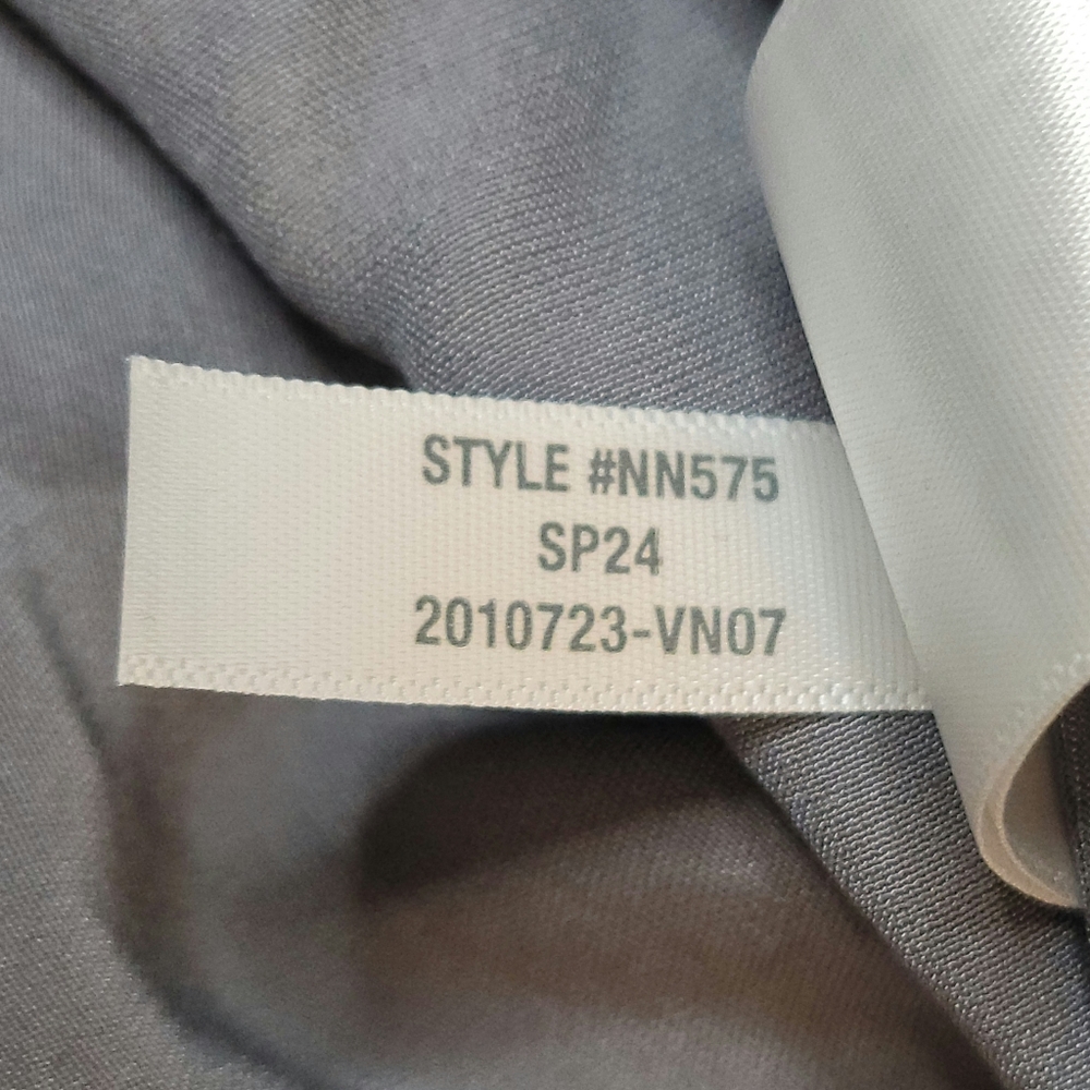 Madewell Bias-Cut Satin Maxi Slip Skirt Size 12 Dusk Gray Elastic Waist Flowy - Picture 15 of 16